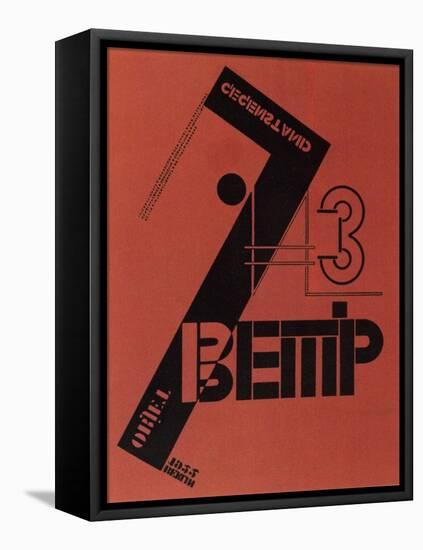 Cover of the Magazine Wjeschtsch/Objekt/Gegenstand, 1922-Lazar Markovich Lissitzky-Framed Premier Image Canvas