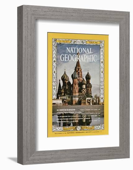 Cover of the March, 1966 National Geographic Magazine-Dean Conger-Framed Photographic Print