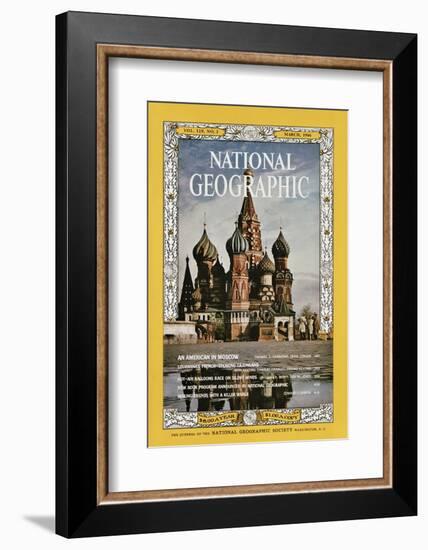 Cover of the March, 1966 National Geographic Magazine-Dean Conger-Framed Photographic Print