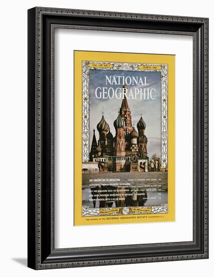 Cover of the March, 1966 National Geographic Magazine-Dean Conger-Framed Photographic Print