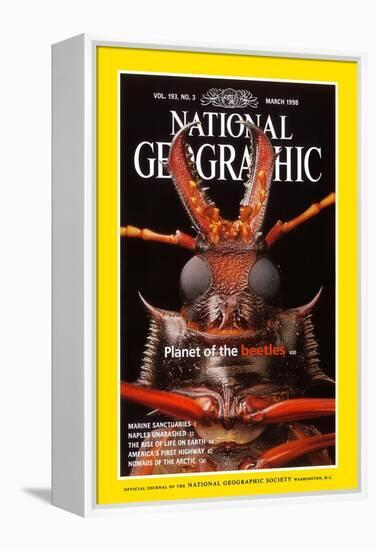 Cover of the March, 1998 National Geographic Magazine-Mark W. Moffett-Framed Premier Image Canvas