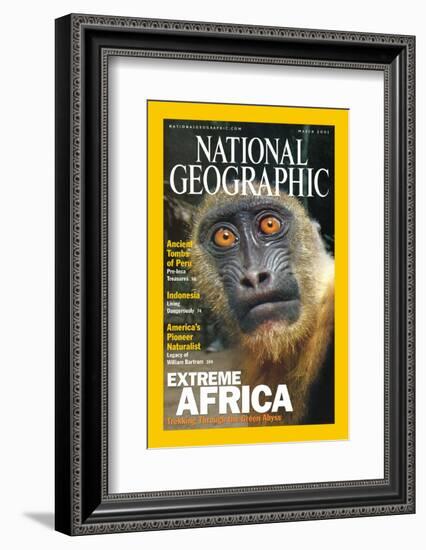 Cover of the March, 2001 National Geographic Magazine-Michael Nichols-Framed Photographic Print