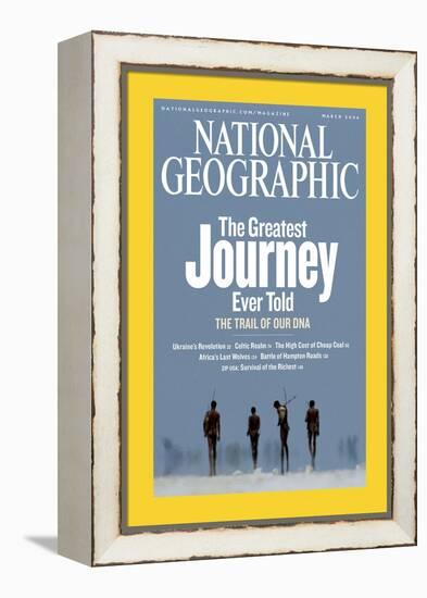 Cover of the March, 2006 National Geographic Magazine-Chris Johns-Framed Premier Image Canvas