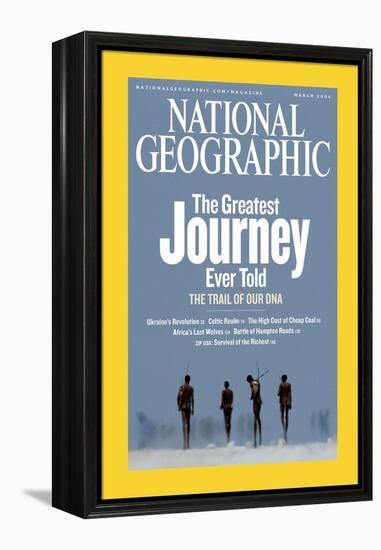 Cover of the March, 2006 National Geographic Magazine-Chris Johns-Framed Premier Image Canvas