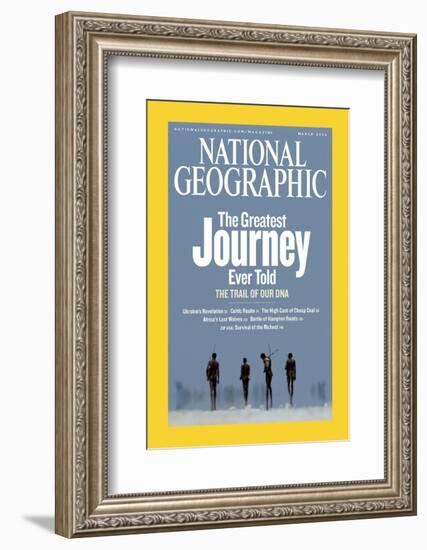 Cover of the March, 2006 National Geographic Magazine-Chris Johns-Framed Photographic Print