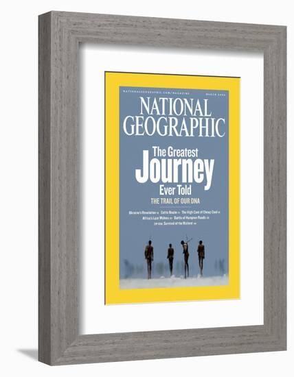 Cover of the March, 2006 National Geographic Magazine-Chris Johns-Framed Photographic Print