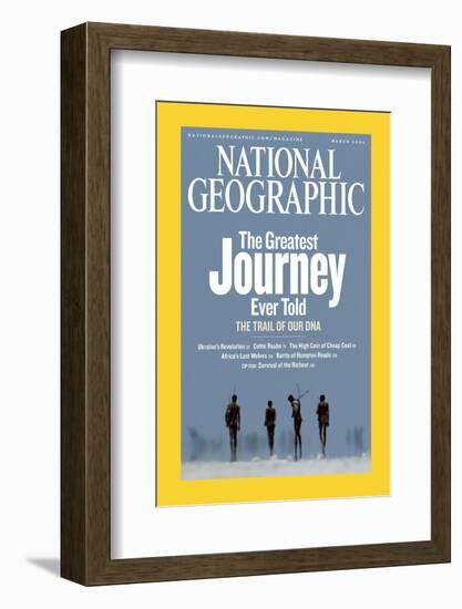 Cover of the March, 2006 National Geographic Magazine-Chris Johns-Framed Photographic Print