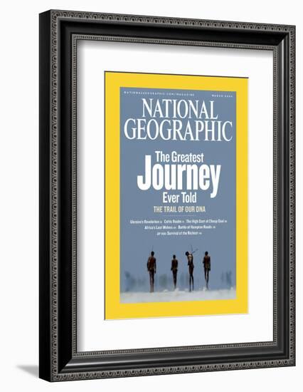 Cover of the March, 2006 National Geographic Magazine-Chris Johns-Framed Photographic Print