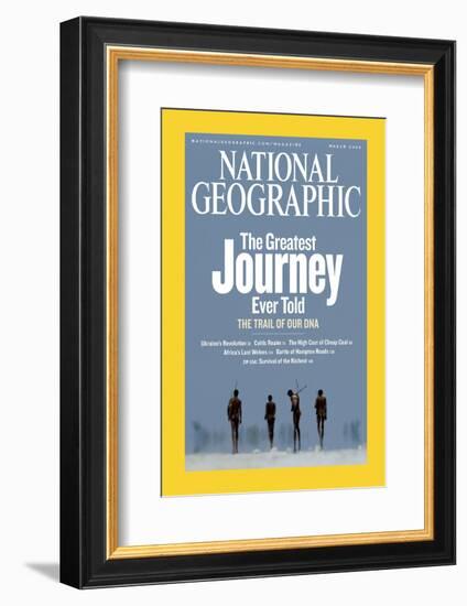 Cover of the March, 2006 National Geographic Magazine-Chris Johns-Framed Photographic Print