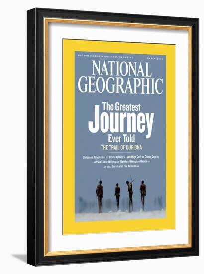Cover of the March, 2006 National Geographic Magazine-Chris Johns-Framed Premium Photographic Print