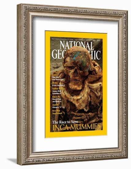 Cover of the May, 2002 National Geographic Magazine-Ira Block-Framed Photographic Print