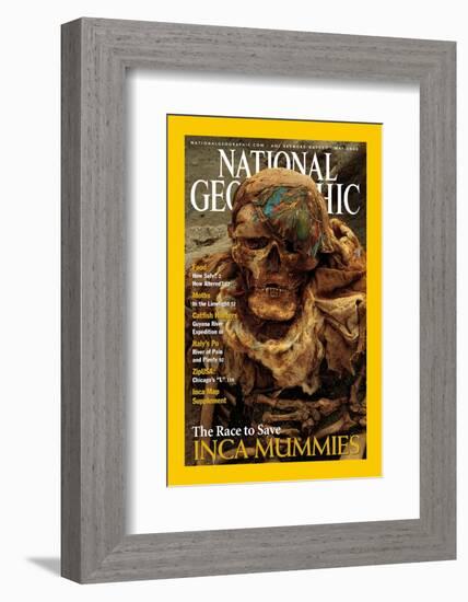 Cover of the May, 2002 National Geographic Magazine-Ira Block-Framed Photographic Print