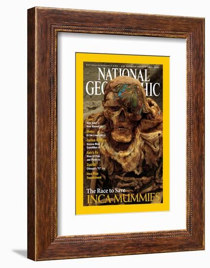 Cover of the May, 2002 National Geographic Magazine-Ira Block-Framed Photographic Print