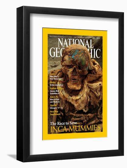 Cover of the May, 2002 National Geographic Magazine-Ira Block-Framed Photographic Print