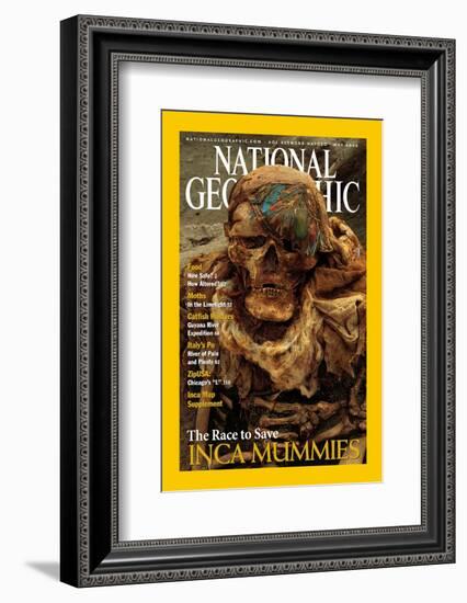 Cover of the May, 2002 National Geographic Magazine-Ira Block-Framed Photographic Print