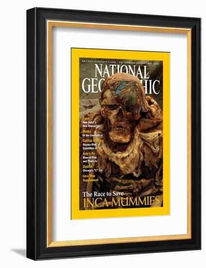 Cover of the May, 2002 National Geographic Magazine-Ira Block-Framed Photographic Print