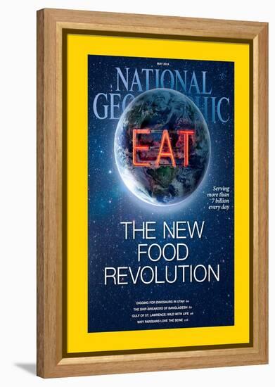 Cover of the May, 2014 National Geographic Magazine-null-Framed Premier Image Canvas