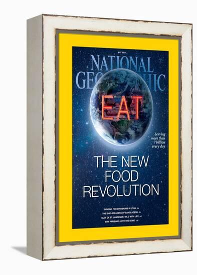 Cover of the May, 2014 National Geographic Magazine-null-Framed Premier Image Canvas