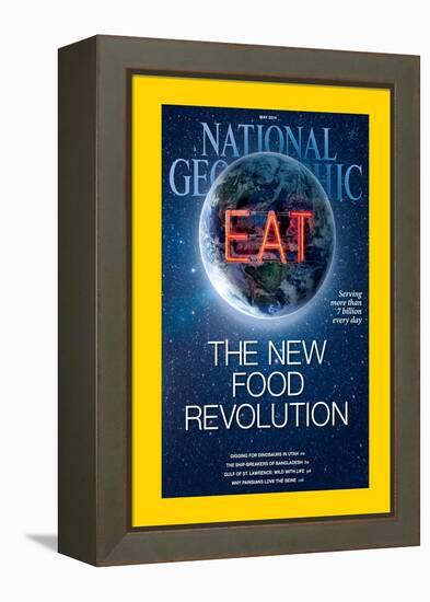 Cover of the May, 2014 National Geographic Magazine-null-Framed Premier Image Canvas