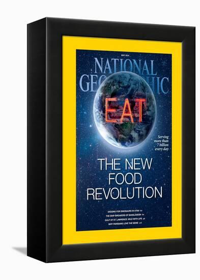 Cover of the May, 2014 National Geographic Magazine-null-Framed Premier Image Canvas