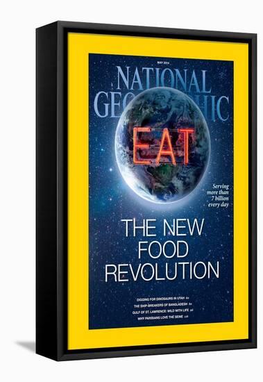 Cover of the May, 2014 National Geographic Magazine-null-Framed Premier Image Canvas