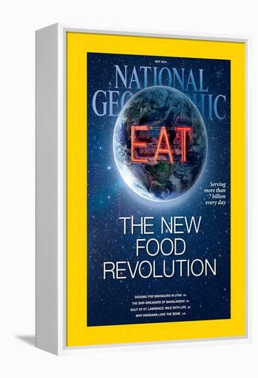 Cover of the May, 2014 National Geographic Magazine-null-Framed Premier Image Canvas