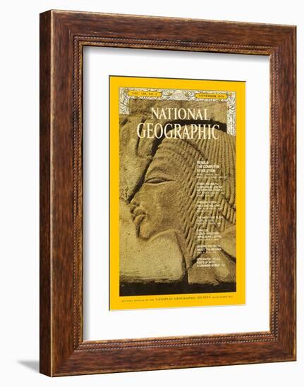 Cover of the November, 1970 National Geographic Magazine-Emory Kristof-Framed Photographic Print