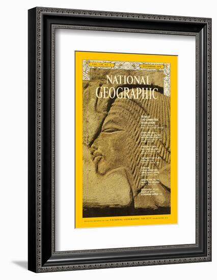 Cover of the November, 1970 National Geographic Magazine-Emory Kristof-Framed Photographic Print