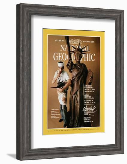 Cover of the November, 1984 National Geographic Magazine-James L. Stanfield-Framed Photographic Print