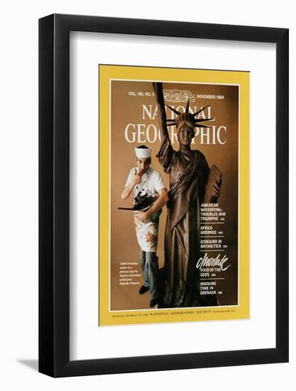 Cover of the November, 1984 National Geographic Magazine-James L. Stanfield-Framed Photographic Print