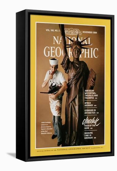 Cover of the November, 1984 National Geographic Magazine-James L. Stanfield-Framed Premier Image Canvas