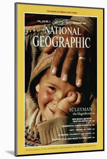 Cover of the November, 1987 National Geographic Magazine-James L. Stanfield-Mounted Photographic Print