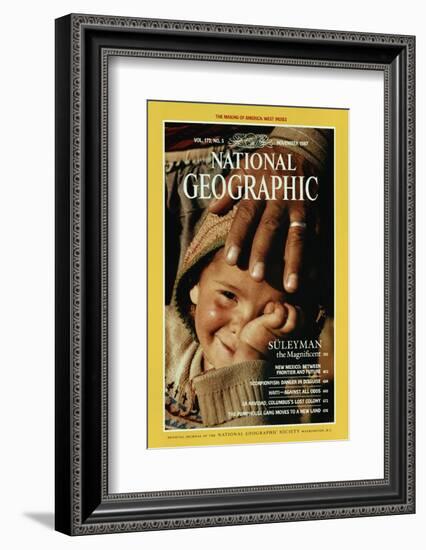 Cover of the November, 1987 National Geographic Magazine-James L. Stanfield-Framed Photographic Print