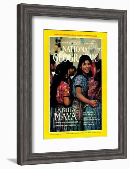 Cover of the October, 1989 National Geographic Magazine-Kenneth Garrett-Framed Photographic Print
