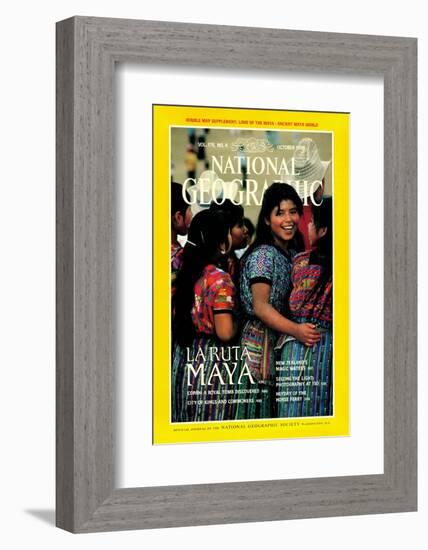 Cover of the October, 1989 National Geographic Magazine-Kenneth Garrett-Framed Photographic Print