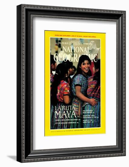 Cover of the October, 1989 National Geographic Magazine-Kenneth Garrett-Framed Photographic Print