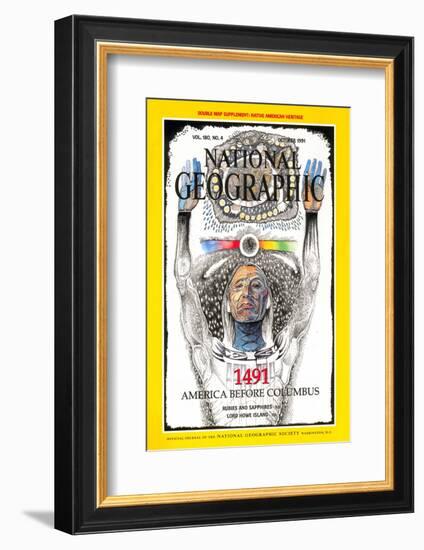 Cover of the October, 1991 National Geographic Magazine-Jack Unruh-Framed Photographic Print