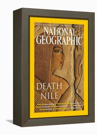 Cover of the October, 2002 National Geographic Magazine-Kenneth Garrett-Framed Premier Image Canvas