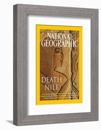 Cover of the October, 2002 National Geographic Magazine-Kenneth Garrett-Framed Photographic Print