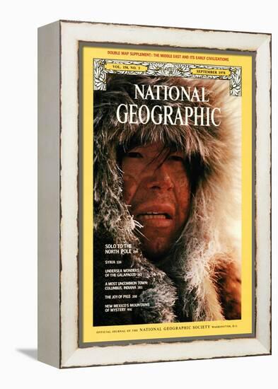 Cover of the September, 1978 National Geographic Magazine-Ira Block-Framed Premier Image Canvas