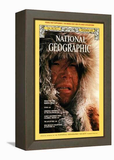 Cover of the September, 1978 National Geographic Magazine-Ira Block-Framed Premier Image Canvas