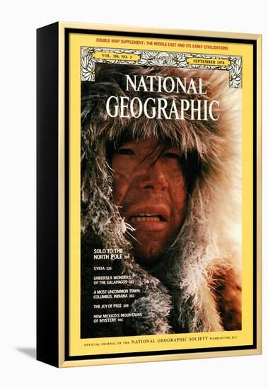 Cover of the September, 1978 National Geographic Magazine-Ira Block-Framed Premier Image Canvas