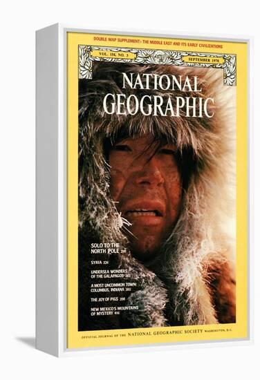 Cover of the September, 1978 National Geographic Magazine-Ira Block-Framed Premier Image Canvas