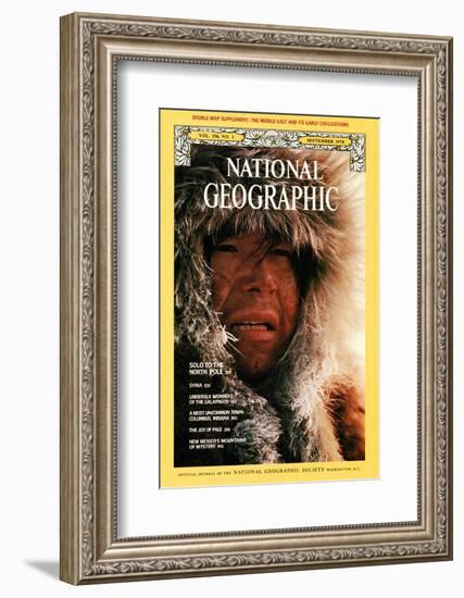 Cover of the September, 1978 National Geographic Magazine-Ira Block-Framed Photographic Print