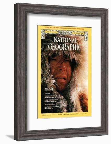 Cover of the September, 1978 National Geographic Magazine-Ira Block-Framed Photographic Print