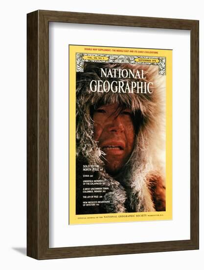 Cover of the September, 1978 National Geographic Magazine-Ira Block-Framed Photographic Print