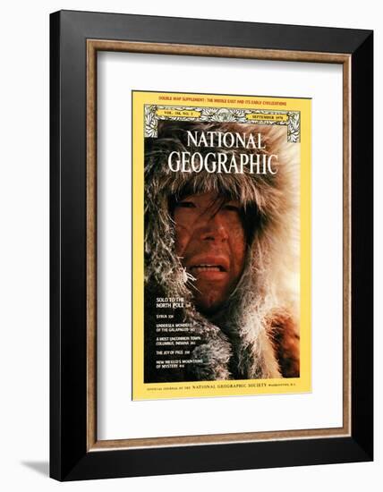 Cover of the September, 1978 National Geographic Magazine-Ira Block-Framed Photographic Print