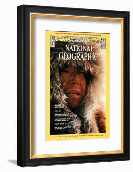 Cover of the September, 1978 National Geographic Magazine-Ira Block-Framed Photographic Print