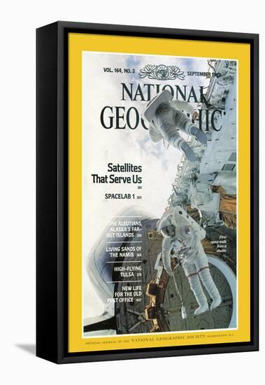 Cover of the September, 1983 National Geographic Magazine-null-Framed Premier Image Canvas