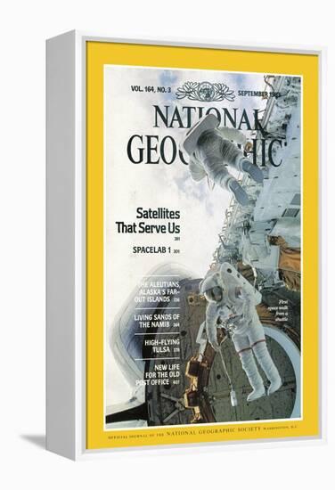 Cover of the September, 1983 National Geographic Magazine-null-Framed Premier Image Canvas